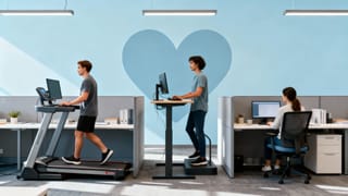 Treadmill Desk, Standing, or Sitting: What’s Easiest on Your Heart?